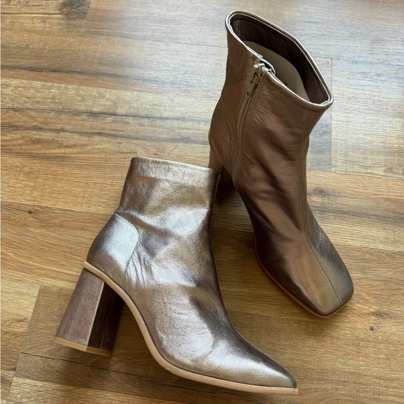 Free People Sienna Ankle Boot Bronze - Picture 4 of 11